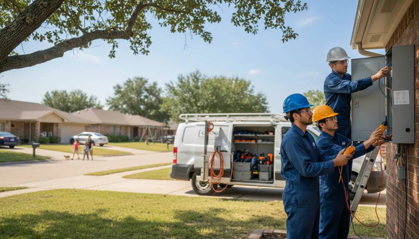 Certified electrician providing emergency electrical services in Le Sueur, MN